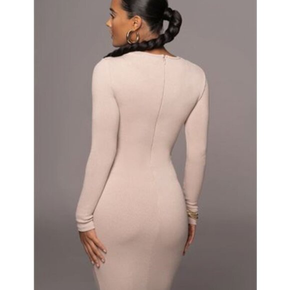 JLUXLABEL KALENE RIBBED DRESS Small - Picture 3 of 4